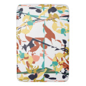 Tapis De Bain Fleurs brisées Abstraites (devant Vertical)