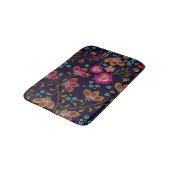 Tapis De Bain Fleurs brodées : mode sans couture motif (Angle)