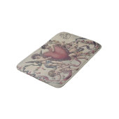 Tapis De Bain Fleurs Coeur Coeur Épides Cherub (Angle)