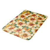 Tapis De Bain Fleurs colorées (Angle)