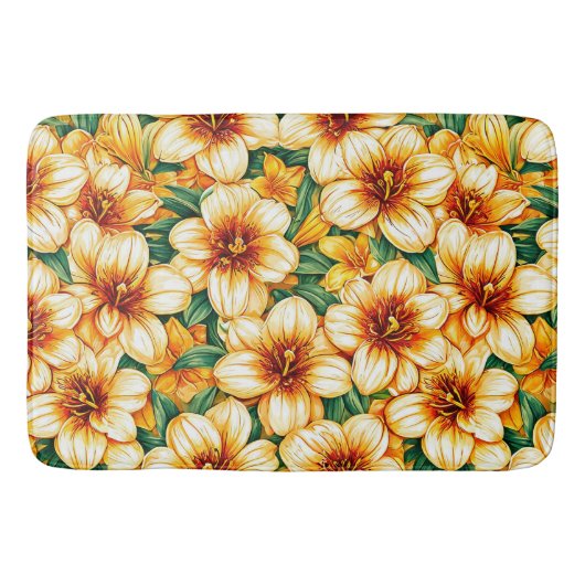 Tapis De Bain Fleurs colorées (Devant)