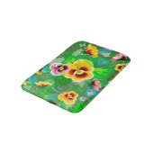Tapis De Bain Fleurs colorées Design (Angle)