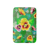 Tapis De Bain Fleurs colorées Design (Devant (Vertical))
