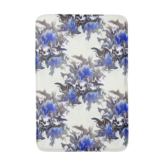 Tapis De Bain Fleurs congelées....... (Devant (Vertical))