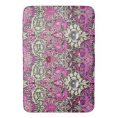 TAPIS DE BAIN FLEURS, COQUES DE PAIX ET DRAGONS, PIERRES DE GEM  (devant Vertical)