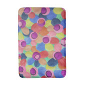 Tapis De Bain Fleurs couleur bonbon (Devant (Vertical))