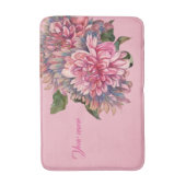 Tapis De Bain fleurs dahlias (Devant (Vertical))