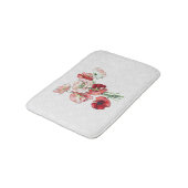 Tapis De Bain Fleurs Damas Et Aquarelles (Angle)