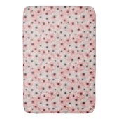 Tapis De Bain Fleurs d'anémone rose pâle et blanc (devant Vertical)