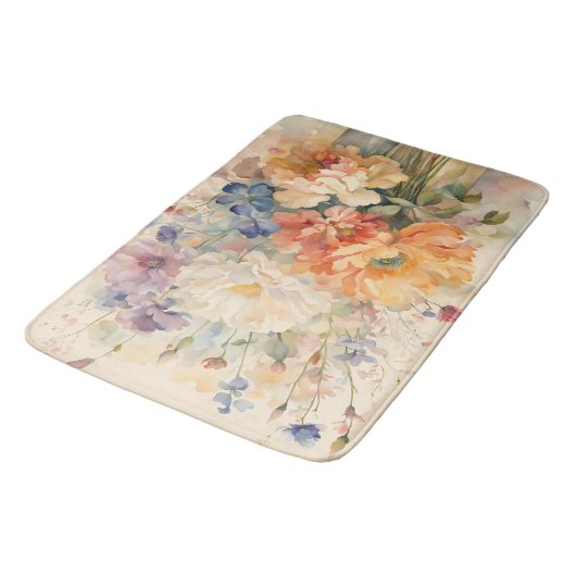 Tapis De Bain fleurs dans le vase (Angle)