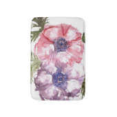 Tapis De Bain Fleurs d'aquarelle (Devant (Vertical))