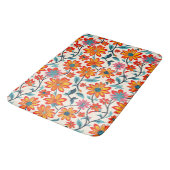 Tapis De Bain Fleurs d'art populaire Whimsical (Angle)