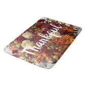 Tapis De Bain Fleurs d'automne Thankful Bath Mat (Angle)