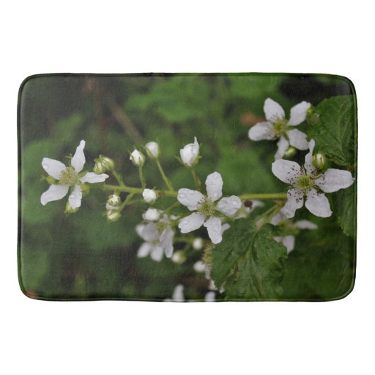 Tapis De Bain Fleurs de Blackberry (Devant)