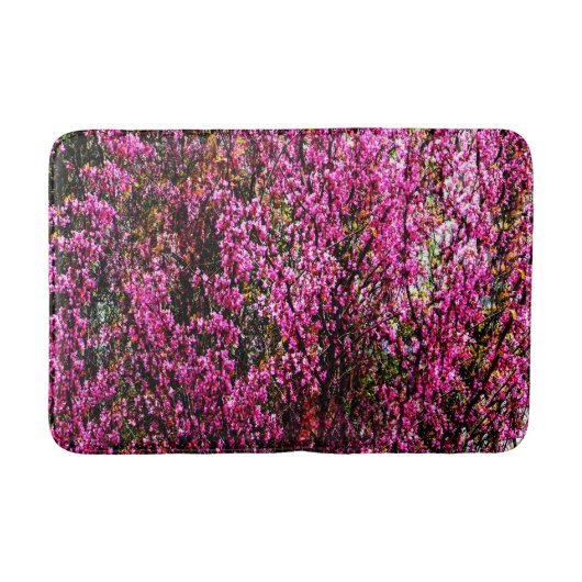 Tapis De Bain Fleurs de bourgeons rouges....... (Devant)