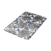 Tapis De Bain Fleurs de cendres blanches (Angle)