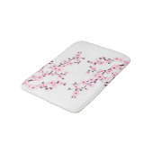 Tapis De Bain Fleurs de cerisier rose blanc Floral (Angle)