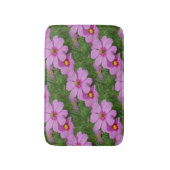 Tapis De Bain Fleurs de Cosmos rose Motif naturel (Devant (Vertical))