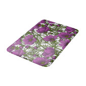 Tapis De Bain Fleurs de cosmos violet (Angle)