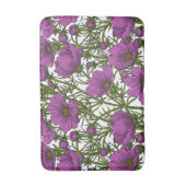 Tapis De Bain Fleurs de cosmos violet (Devant (Vertical))