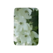 Tapis De Bain Fleurs de Dogwood Blanc (Devant (Vertical))