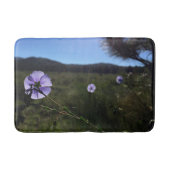 Tapis De Bain Fleurs de Flex Bleu Photo (Devant)