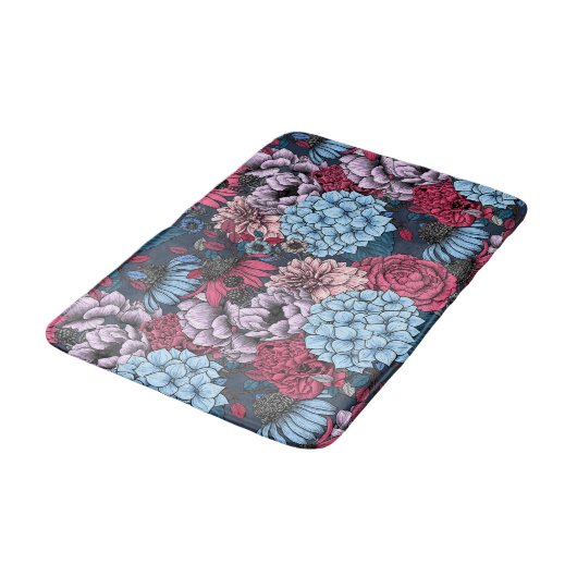 Tapis De Bain Fleurs de jardin (Angle)