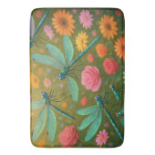 Tapis De Bain Fleurs de libellule (devant Vertical)