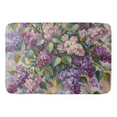 Tapis De Bain Fleurs de lilas vintage (Devant)