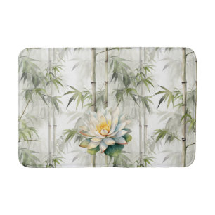 Tapis De Bain Fleurs de Lotus Sérénité
