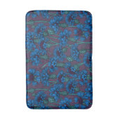 Tapis De Bain Fleurs de maïs bleues, fleurs sauvages (Devant (Vertical))