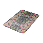 Tapis De Bain Fleurs de médias mixtes Abstraites (Angle)