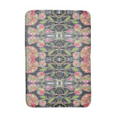 Tapis De Bain Fleurs de médias mixtes Abstraites (Devant (Vertical))