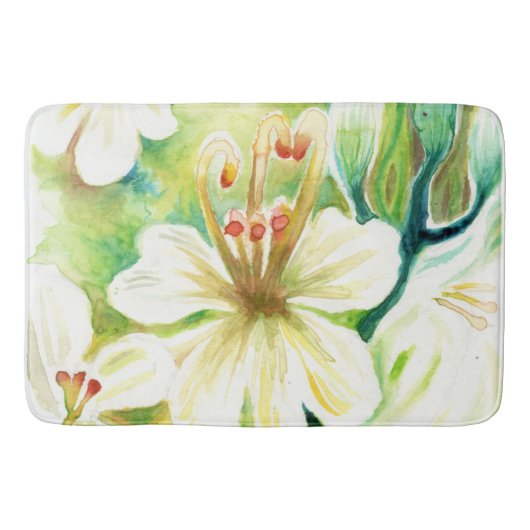 Tapis De Bain Fleurs de Moringa (Devant)