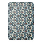 Tapis De Bain Fleurs de Patchwork Pays (devant Vertical)