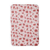 Tapis De Bain Fleurs de pavot (Devant (Vertical))