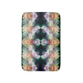 Tapis De Bain Fleurs de pivoine rose Multipliées Abstraites (Devant (Vertical))