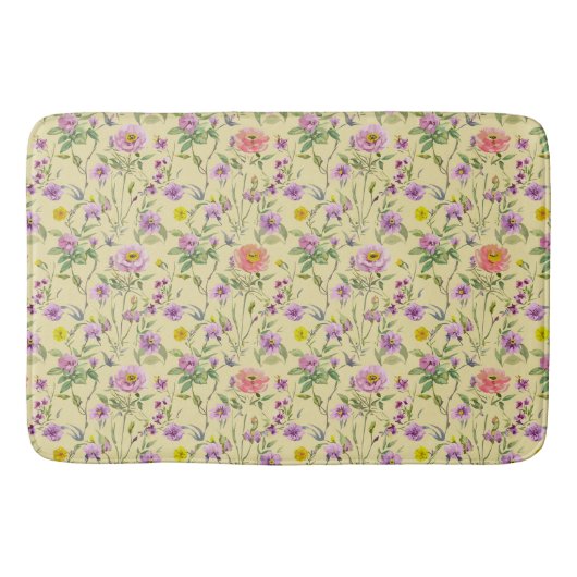 Tapis De Bain Fleurs de printemps (Devant)