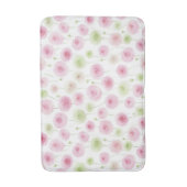 Tapis De Bain Fleurs de Ranunculus Menthe Rose (Devant (Vertical))