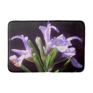 Tapis De Bain Fleurs de romarin