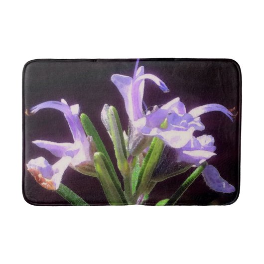 Tapis De Bain Fleurs de romarin (Devant)