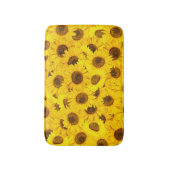 Tapis De Bain Fleurs de soleil (Devant (Vertical))
