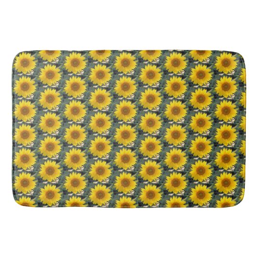 Tapis De Bain Fleurs de soleil (Devant)
