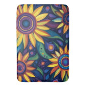 Tapis De Bain Fleurs de soleil (devant Vertical)