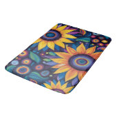 Tapis De Bain Fleurs de soleil (Angle)