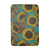 Tapis De Bain Fleurs de soleil (Devant (Vertical))