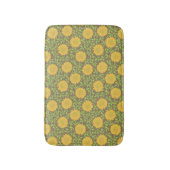 Tapis De Bain Fleurs de soleil d'été jaune vif (Devant (Vertical))