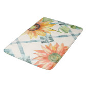 Tapis De Bain Fleurs de soleil Moderne Fleur détendue (Angle)