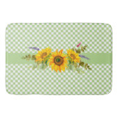 Tapis De Bain Fleurs de soleil sur tableau de bord