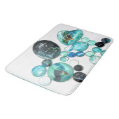 Tapis De Bain Fleurs de verre de mer et bling (Angle)